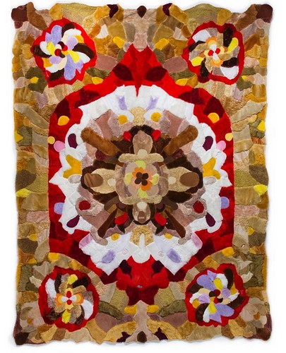 Гобелены и ковры из плюшевых мишек от Августины Вудгейт (Agustina Woodgate)