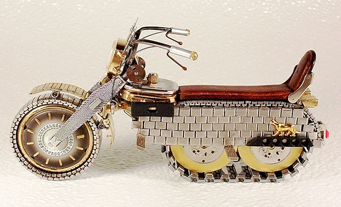 Miniature Watch Motorcycles от Дмитрия Христенко (Dmitry Khristenko)