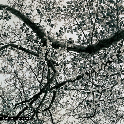 Сокрытое в листве: картины Rieko Hidaka.