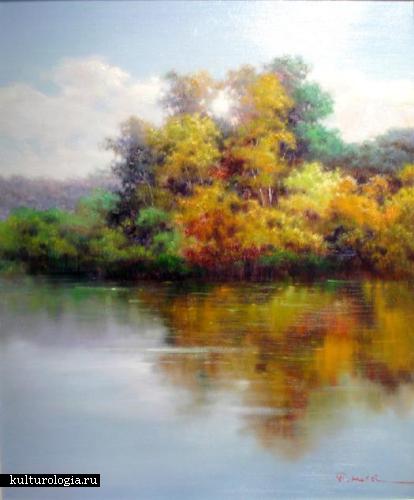 Осенние пейзажи японского художника Pan Mossi.