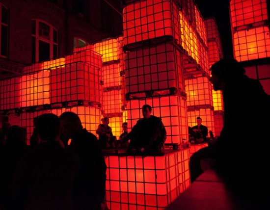 Инсталляция Kubik в Берлине. Интерактивная архитектура