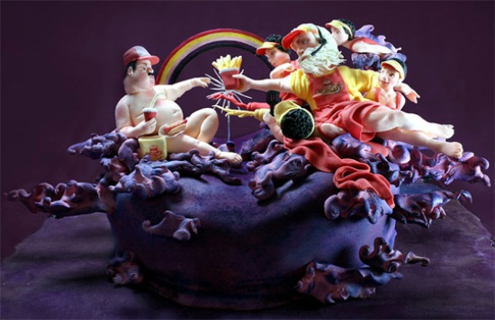 Threadcakes - ваяние скульптур и живопись из тортов и глазури