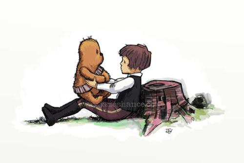 James Hance рисует Wookie the Chew. Звездный аналог мягкого Винни