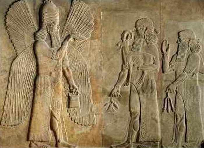Ассирийские фрески.