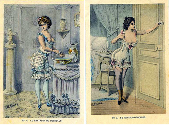 какое нижнее белье носили в 19 веке