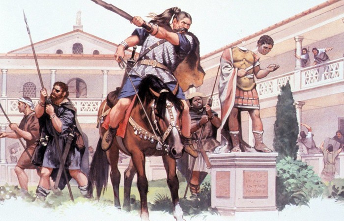 В 410 году, когда Рим окончательно пал. | Фото: historiosophy.ru