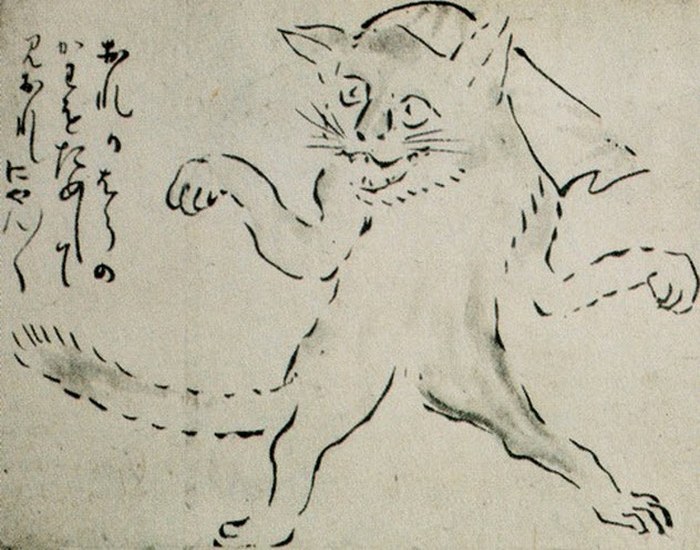 Бакэнэко - кошки из японского фольклора.