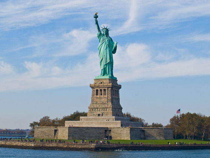 Статуя Свободы в США.