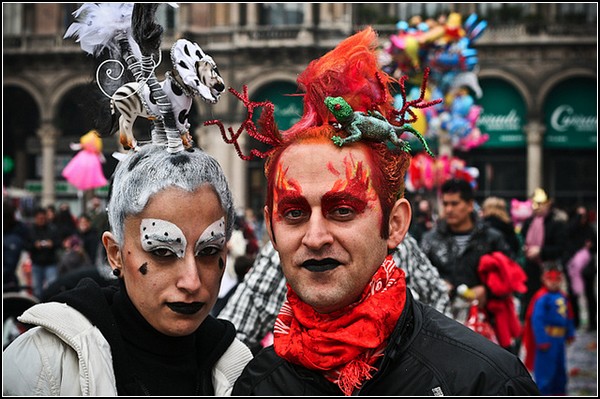 Праздник клоунов в Милане
