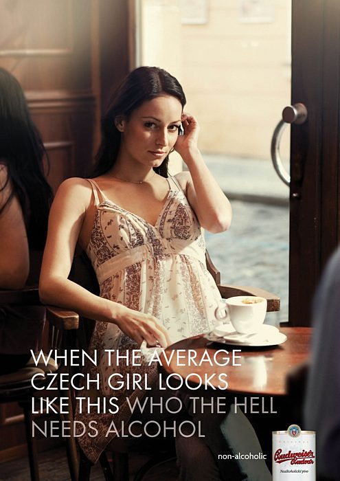 «Если средняя чешская девушка выглядит вот так, кому нафиг нужен алкоголь?»