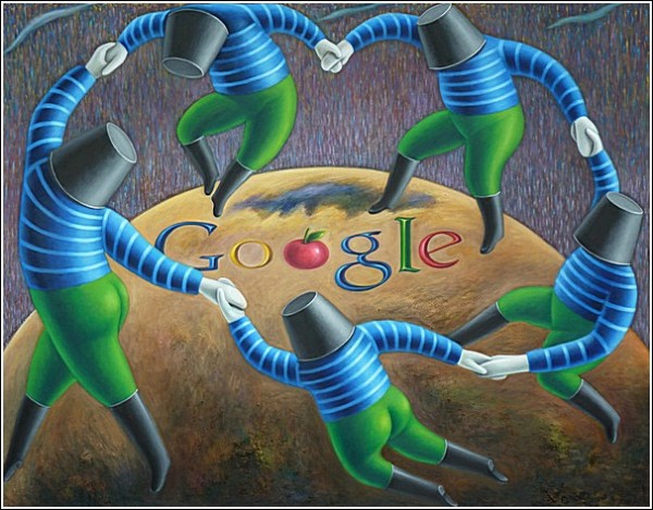 Сюрреалистические картины Джуи-Пин Чанг: *Танец* с гуглом