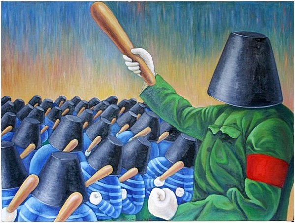 Сюрреалистические картины Джуи-Пин Чанг: вождь и массы