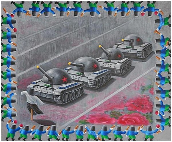 Сюрреалистические картины Джуи-Пин Чанг: танки