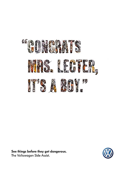 *Поздравляем, миссис Лектер, у вас мальчик!*: реклама «Фольксвагена» и его системы безопасности