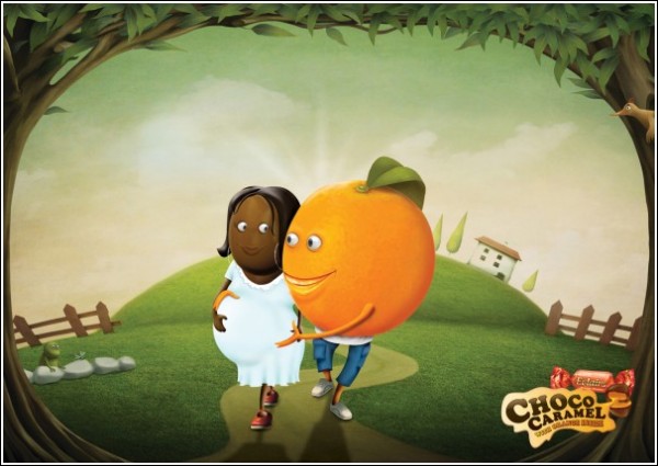 Карамель, беременная от апельсина: недетская реклама конфет