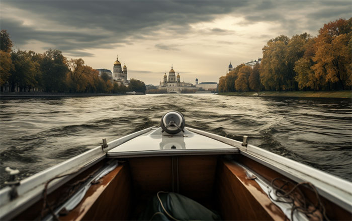 Прогулка на катере и другие водные развлечения гостей и жителей Москвы