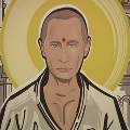 Путина представили в образе Будды на выставке в Москве и Лондоне