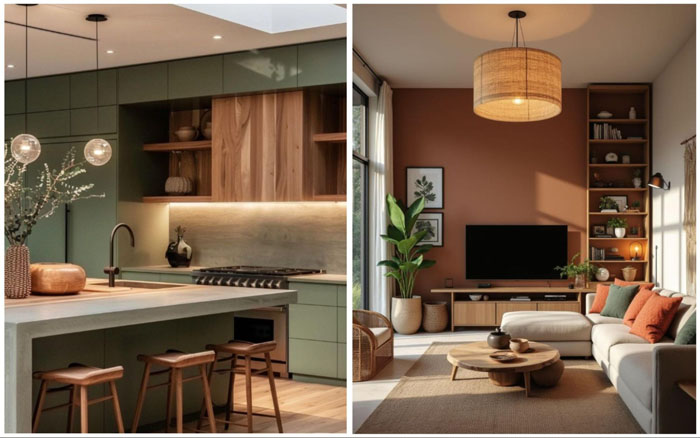 Главные тренды в дизайне интерьера 2025