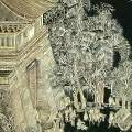 Китайская художница составила 12-метровую картину из шелухи семечек