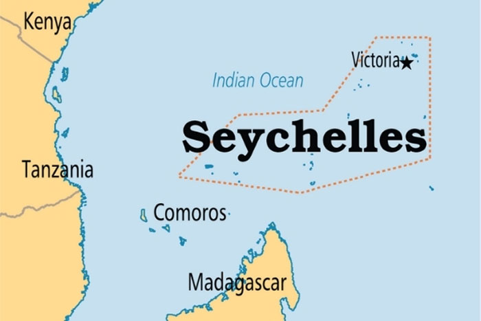 Расположение Сейшельских Островов