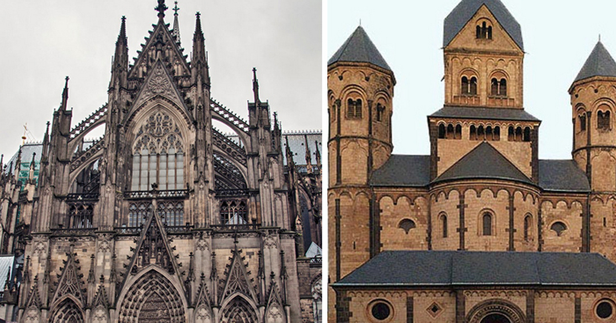 Романика VS Готика: Как отличить два популярных архитектурных стиля .