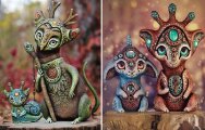 Украинская художница создаёт магических инопланетян-кракозябриков: Марьяна Копылова