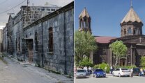 Почему в армянском городе Гюмри строят дома из шоколадно-тёмного камня: архитектура старого Александрополя
